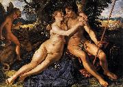 Hendrick Goltzius Venus and Adonis. USA oil painting artist